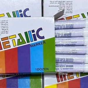 قلم دوكو للسيارات والكتابة Marker Metallic كورى علبة 12 قطعة