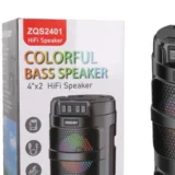 صب لاسلكى مضىء 4 بوصة ZQS2401 Daul 4 صوت ستريو