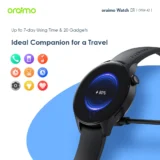 ساعة اورايمو Oraimo OSW-42 شاشة اموليد مقاومة للماء لون اسود