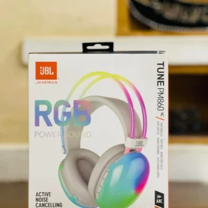هيدفون بلوتوث مضية RGB موديل Pm860 تدعم كارت ميمورى/