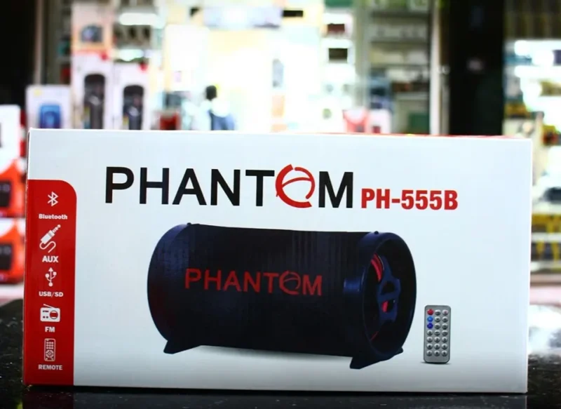صب بازوكا فانتوم PHANTOM PH555B بلوتوث ريموت تحكم