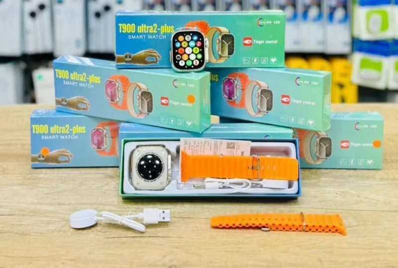 ساعة سمارت T900 Ultra2 Plus شاشة كبيرة