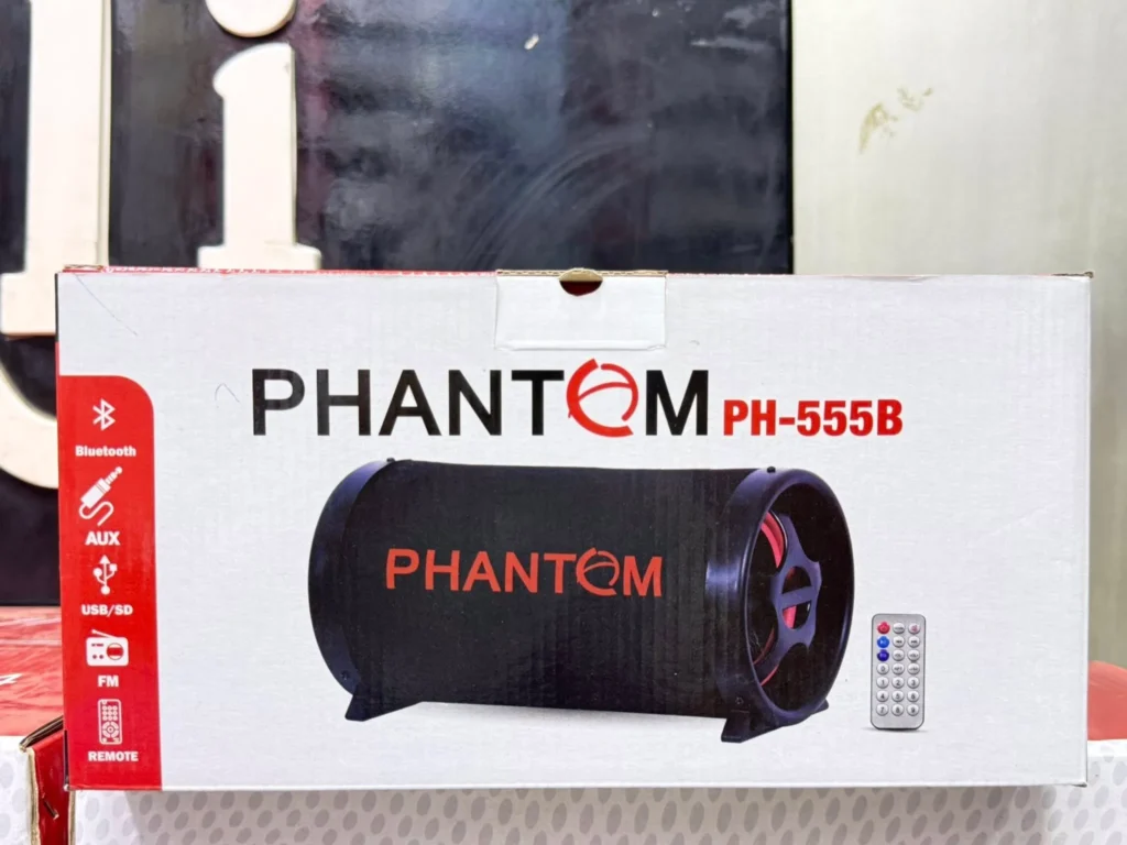 صب بازوكا فانتوم PHANTOM PH555B بلوتوث ريموت تحكم
