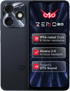 موبايل ايتل تاتش A90 ذاكرة 128جيجابايت ورام 8 جيجابايت لون اسود