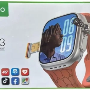 ساعة تلفون بشريحة وكاميرا Modio ST13 مواصفات 4GB RAM و64GB لون سيلفر