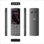 موبايل اى كيو iku s5 تليفون زراير بشريحتين شاشة 2.4 بوصة - رمادى