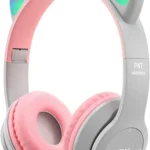 هيدفون بناتى p47m wireless headphones سماعة رأس بلوتوث - رمادى