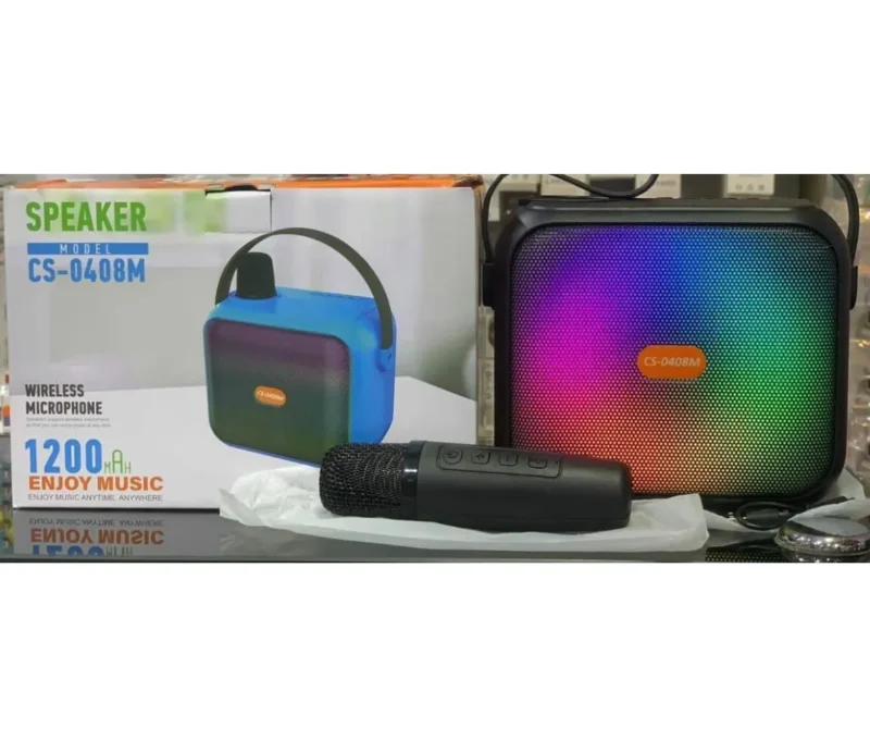 صب CS-0408 مضىء مع مايك بلوتوث وشحن