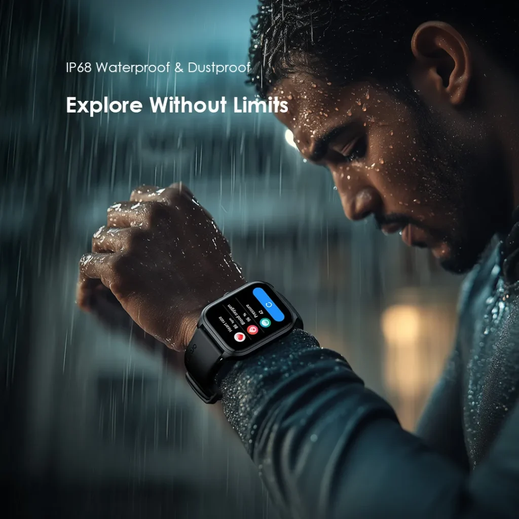 ساعة اورايمو oraimo watch 5 osw 804 مقاومة للمياه لون اسود