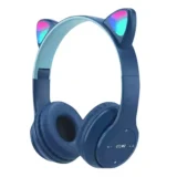 هيدفون بناتى p47m wireless headphones سماعة رأس لون ازرق