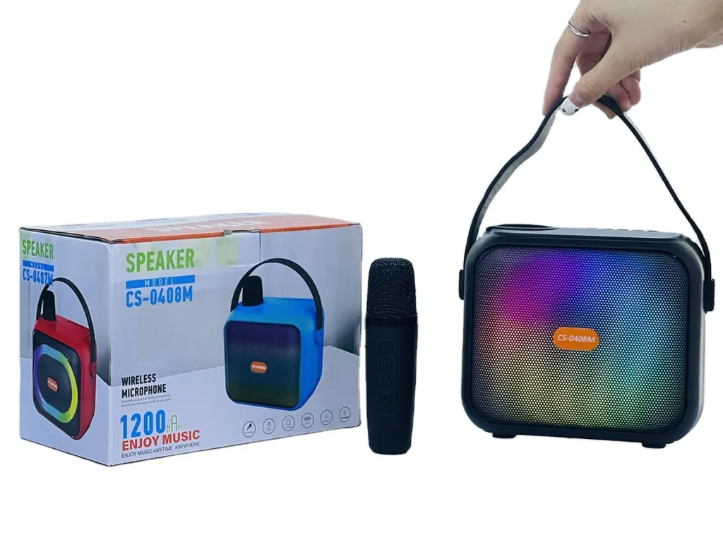 صب CS-0408 مضىء مع مايك بلوتوث وشحن