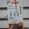 كابل شحن 3*1 سريع 120 وات Type C، Micro، آيفون