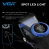 ماكينة حلاقة في جي ار vgr v 001 pro بطارية 4600 مللي أمبير