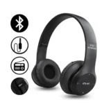 سماعة رأس لاسلكية p47 headphone هيدفون بلوتوث لون اسود