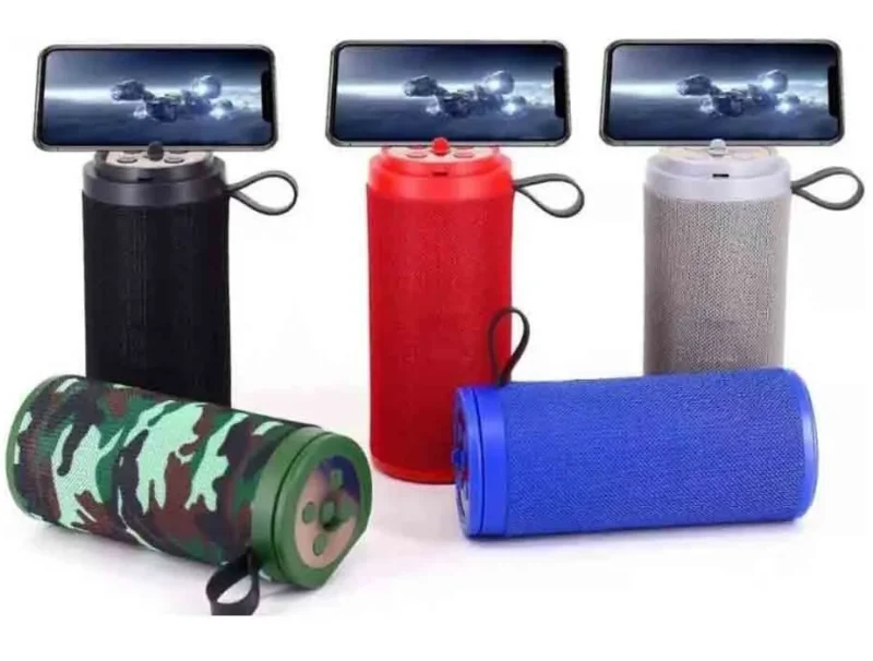 سماعة صب شحن GT-124 لاسلكي محمول بلوتوث يدعم USB لون احمر