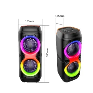 صب صوت JL-4405 بلوتوث محمول بإضاءة RGB ستريو