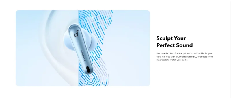 سماعة انكر ليبرتي soundcore liberty 4 nc الغاء الضوضاء التكيفى