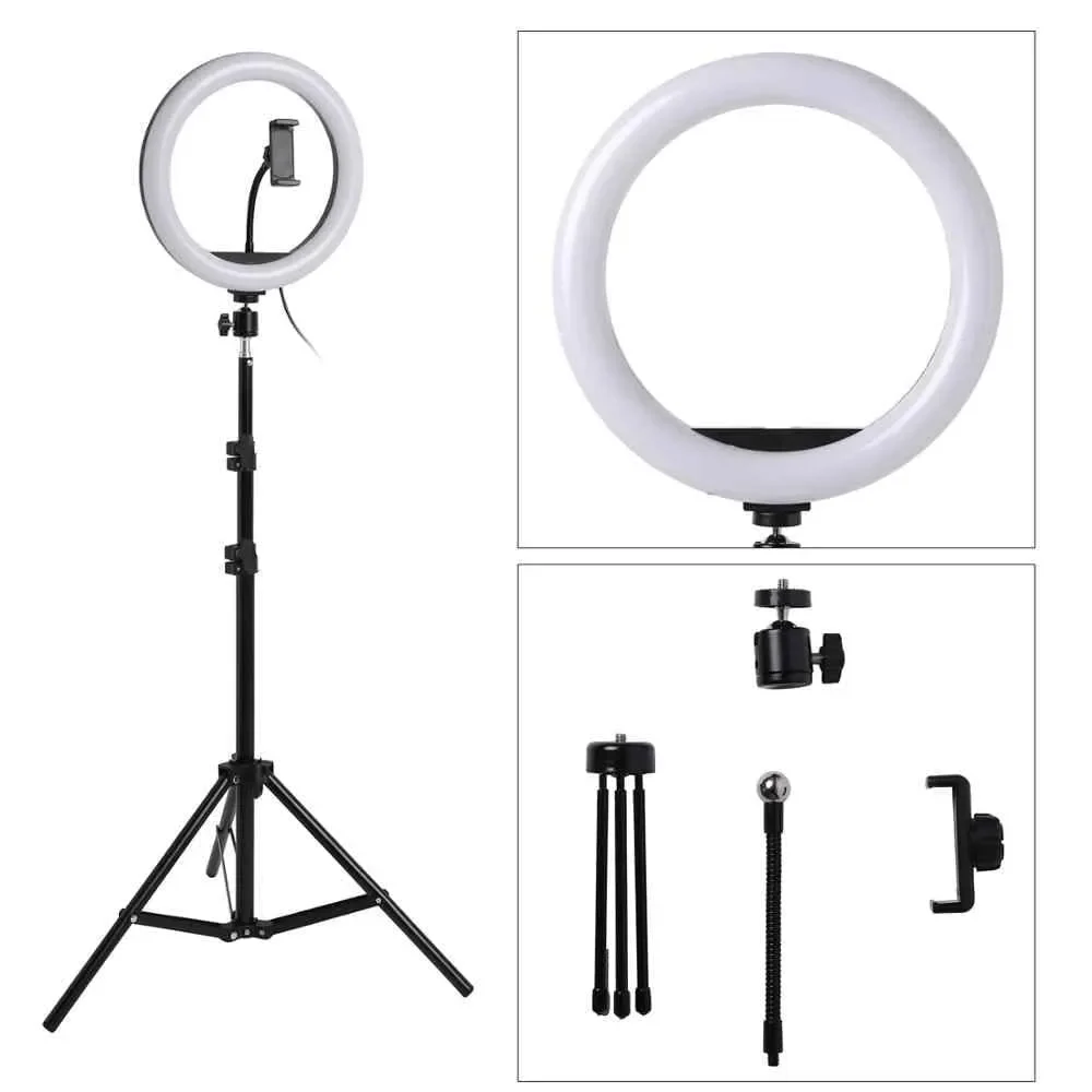 رينج لايت للموبايل للتصوير سيلفي mj33 rgb ring light