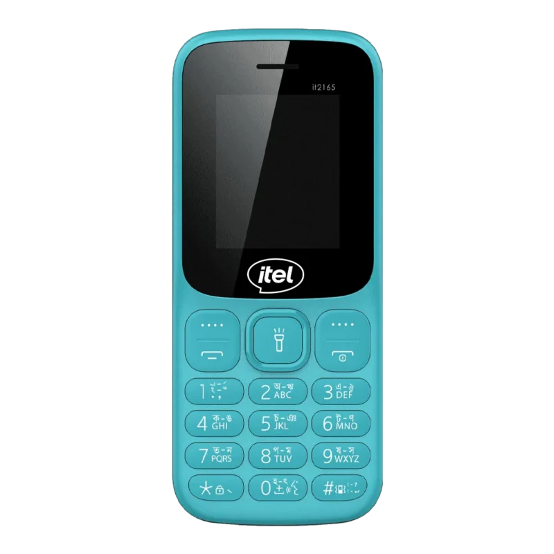 itel 2165 تليفون زراير يشغل فيسبوك من ايتل ثنائى الشريحة لون تركواز