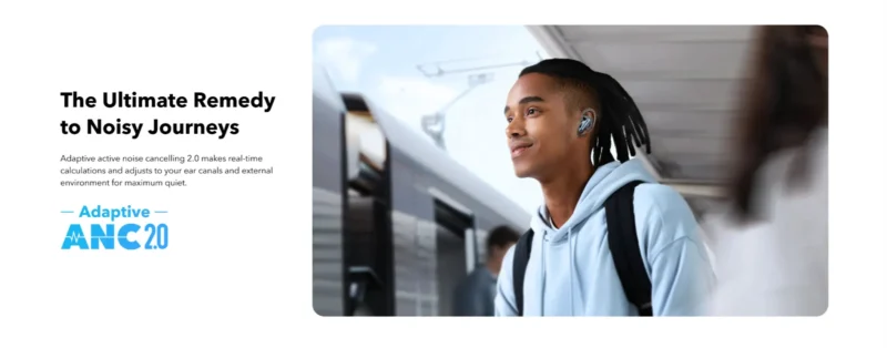 سماعة انكر ليبرتي soundcore liberty 4 nc الغاء الضوضاء التكيفى
