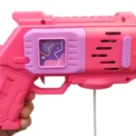 مسدس بابلز bubbles gun مضىء للاطفال فقاعات صابون اوتوماتيك - احمر