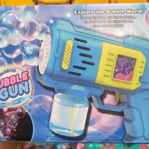 مسدس بابلز bubbles gun مضىء للاطفال فقاعات صابون اوتوماتيك