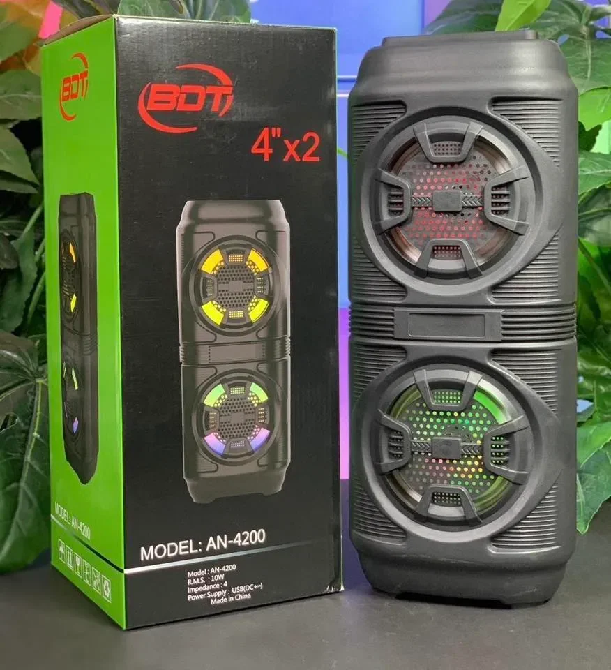 صب شحن كبير AN-4200 بلوتوث مضىء ألوان