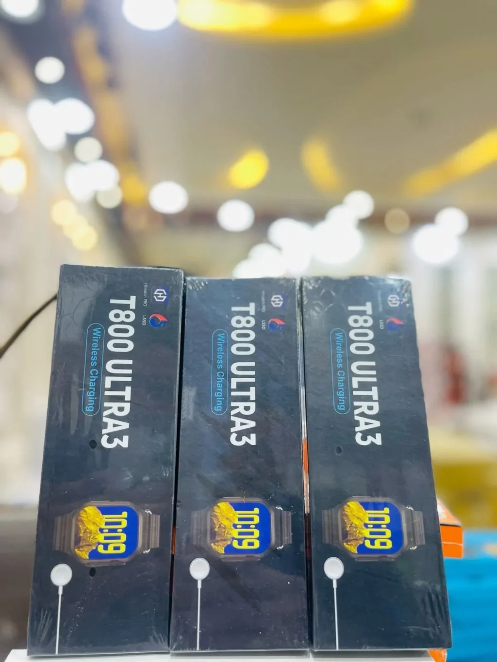 ساعة الترا t800 ultra 3 smart watch بلوتوث لون اسود