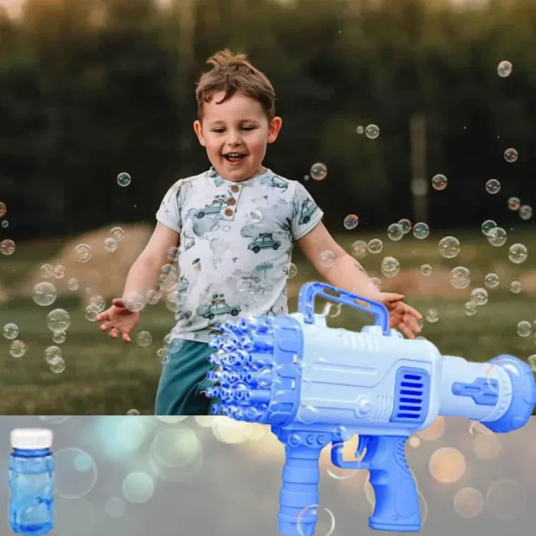 مسدس البابلز الترند حجم كبير فقاعات صابون للاطفال 6 مسدس البابلز الترند حجم كبير فقاعات صابون للاطفال لون ازرق