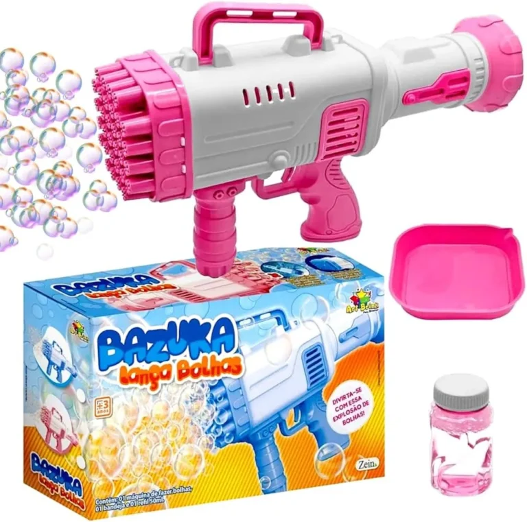 مسدس البابلز الترند حجم كبير فقاعات صابون للاطفال 12 مسدس البابلز الترند حجم كبير فقاعات صابون للاطفال لون بينك