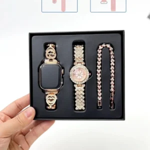 ساعة سمارت حريمي haino teko g15 mini series 10 مع 3 استراب
