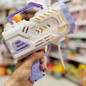 مسدس فقاعات بابلز Bubble Gun Electric حجم مربع كبير