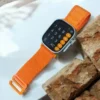 ساعة سمارت t920 ultra 3 بلوتوث شاشة كبيرة لون سيلفر