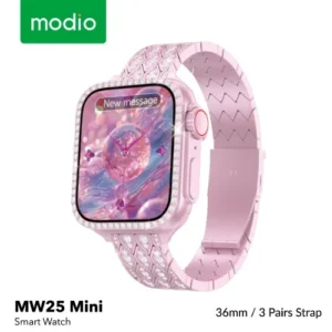 ساعة بناتى Modio MW25 Mini شيك شحن لاسلكى