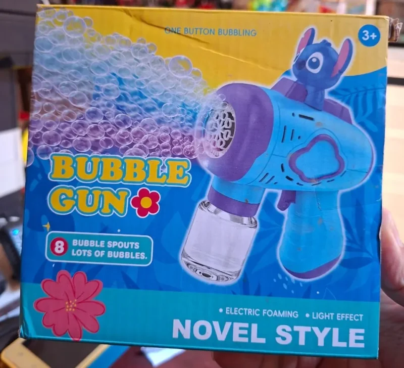 مسدس بابلز ستيتش فقاعات bubble gun موسيقى وبينور