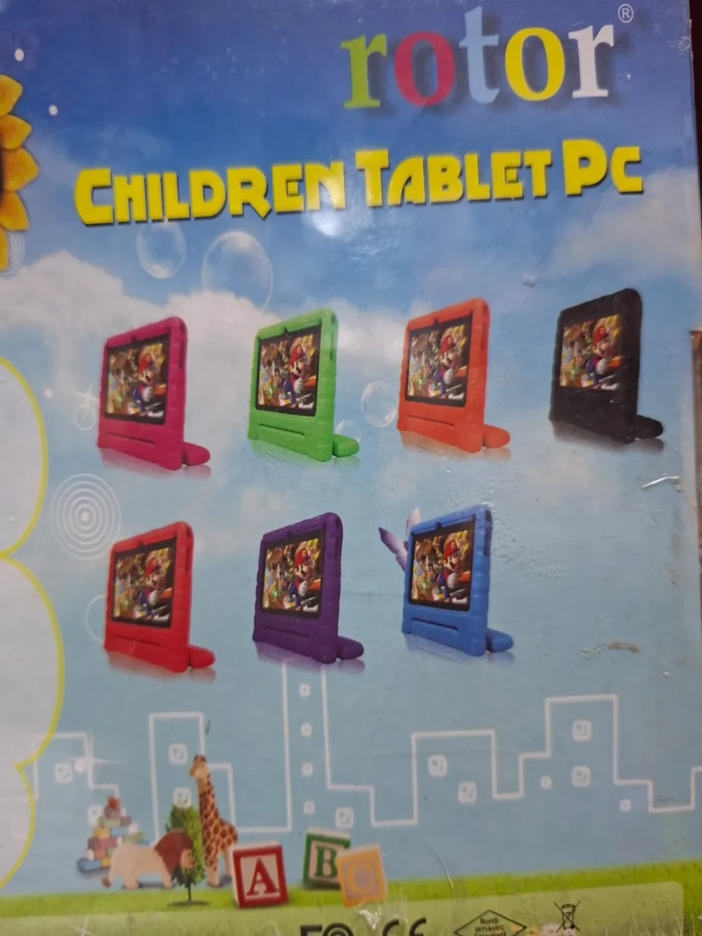 تابلت اطفال 7 بوصة rotor tablet واى فاى وكاميرا