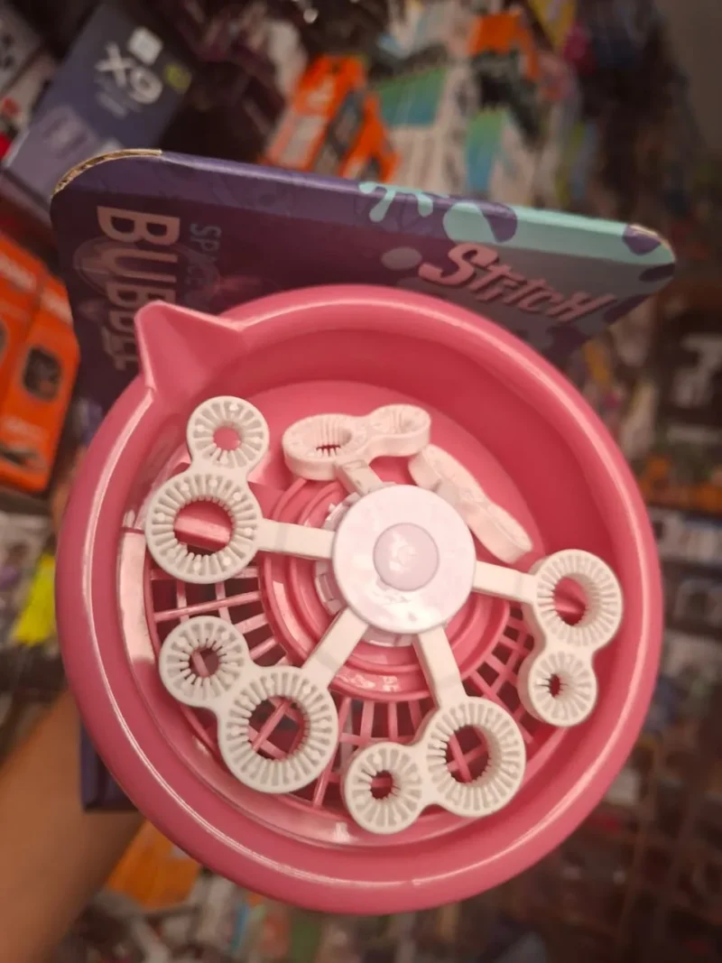 مسدس بابلز ستيتش Stitch Bubble Gun صوت ونور فقاعات صابون