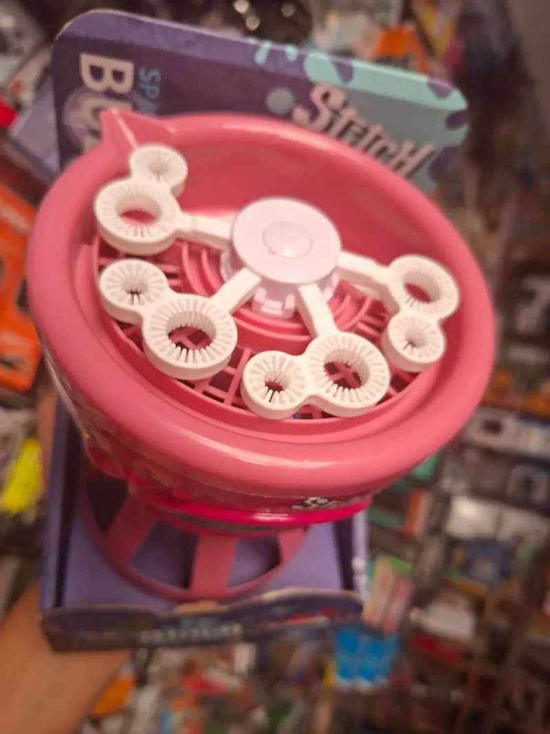 مسدس بابلز ستيتش Stitch Bubble Gun صوت ونور فقاعات صابون