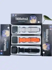 ساعة الترا t800 ultra 3 smart watch بلوتوث لون سيلفر