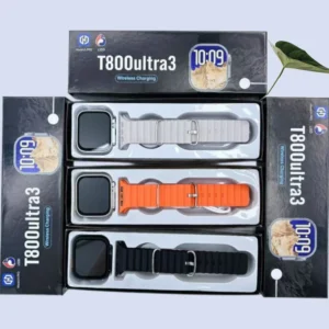 ساعة الترا t800 ultra 3 smart watch بلوتوث لون سيلفر