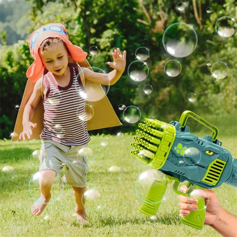 مسدس بابلز كبير 32 فتحة ترند فقاعات الصابون شكل ديناصور 6 مسدس بابلز كبير 32 فتحة ترند فقاعات الصابون شكل ديناصور لون اخضر ليمونى