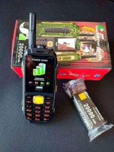 موبايل hope k19 mobile بطارية 22000 ملي أمبير 4 شرائح الصحراوى لون اسود