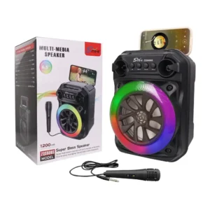 سماعة صب بمايك بلوتوث ZQS606S مضىء صوت عالى ونقى