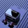 سماعة ايربودز m66 pro earbuds بلوتوث شاشة رقمية