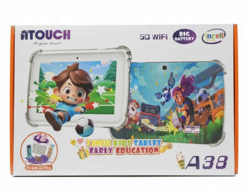 تابلت اطفال رخيص 256جيجا و8 رام atouch a38 tablet 5g