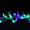 كلمة رمضان كريم مضيئة الوان مع زر لتغير الالوان زينة رمضان