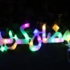 كلمة رمضان كريم مضيئة الوان مع زر لتغير الالوان زينة رمضان