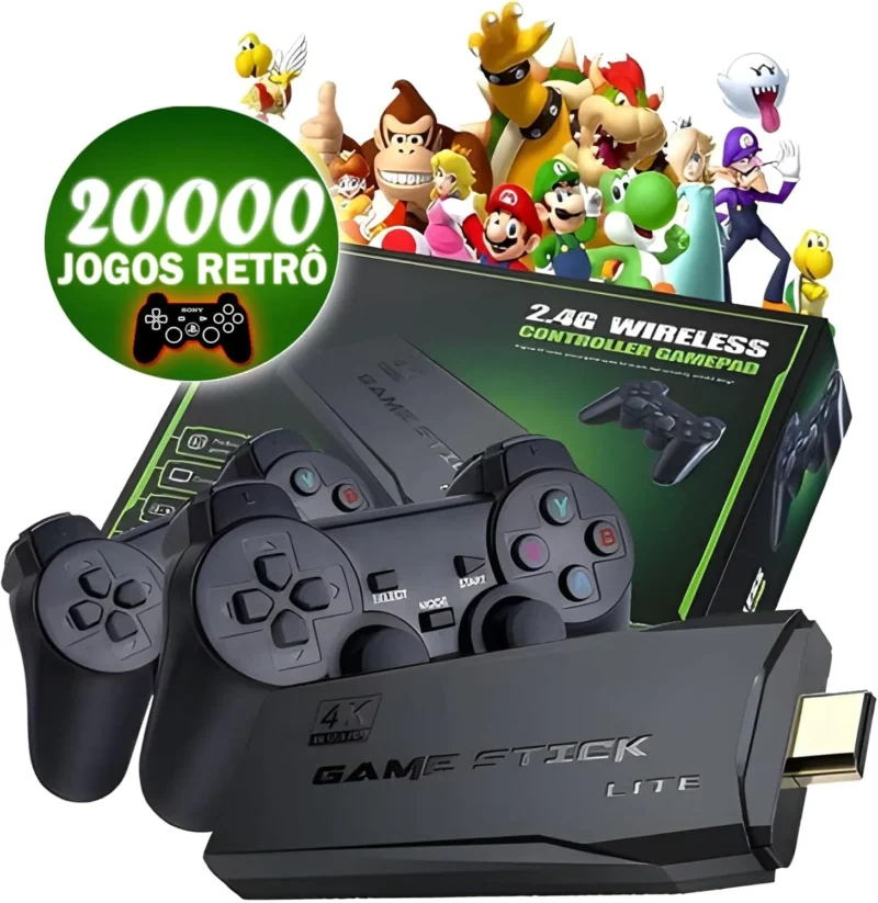 جهاز العاب اتاري Game Stick 4k أكثر من 10000 لعبة للشاشة