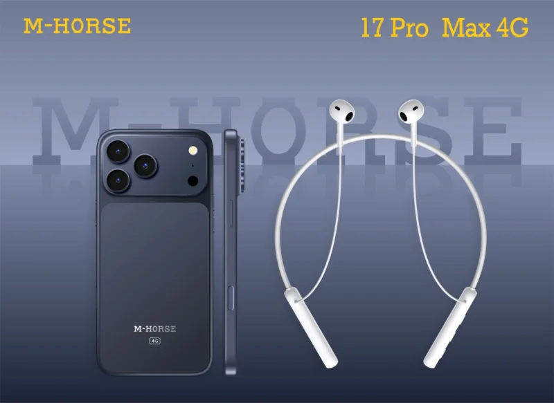 موبايل شبيه ايفون 17 برو ماكس 64GB / RAM 4GB من ام هورس