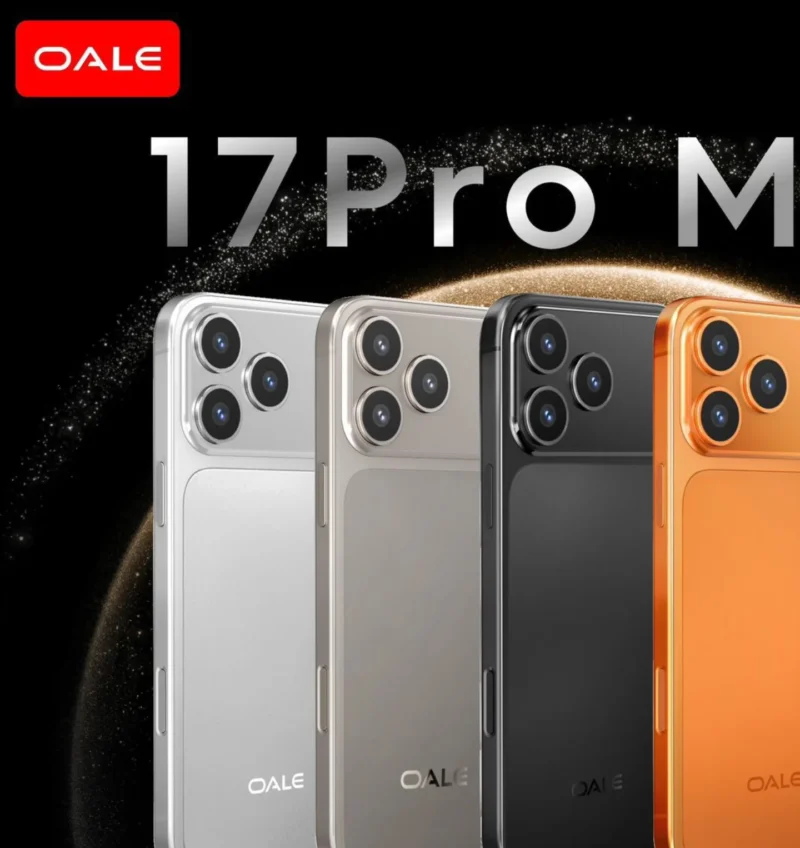 موبايل 17 برو ماكس OALE 17 Pro Max شبيه الآيفون 128 جيجا 8 رام